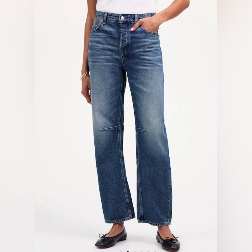 Madewell Darted Barrel Leg Jeans 27